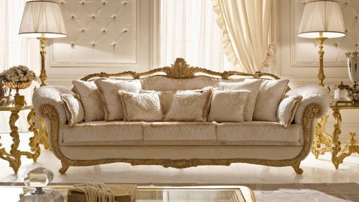 دیزاین خانه با مبل کرم