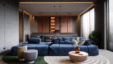 مبل سرمه‌ای؛ یک انتخاب کلاسیک و شیک در دکوراسیون