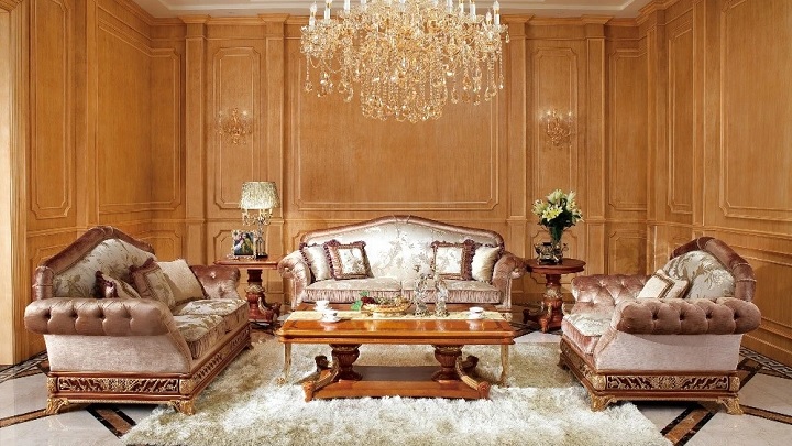 انواع دیزاین خانه با مبل استیل