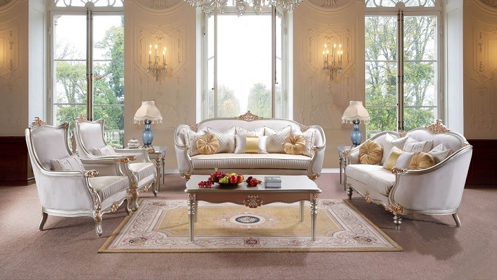 انواع دیزاین خانه با مبل استیل