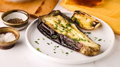 چگونه بادمجان را در فر کبابی کنیم؟