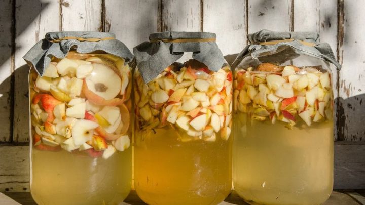 مواد لازم جهت تهیه سرکه سیب خانگی مواد لازم جهت تهیه سرکه سیب خانگی