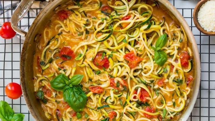 طرز تهیه پاستای کدو سبز طرز تهیه پاستای کدو سبز