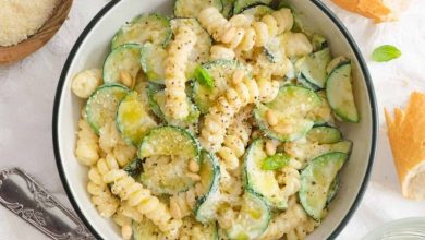 پاستای کدو سبز، خوشرنگ و خوشمزه