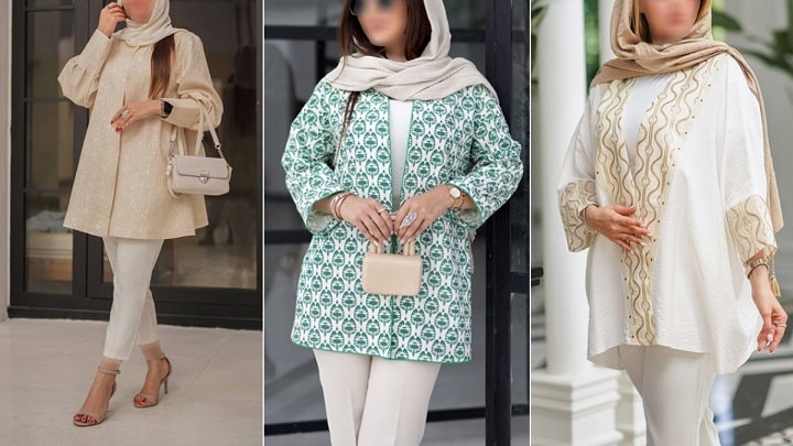 مانتو مجلسیهای کوتاه و شیک - ترند 1403 مانتو مجلسیهای کوتاه و شیک - ترند 1403