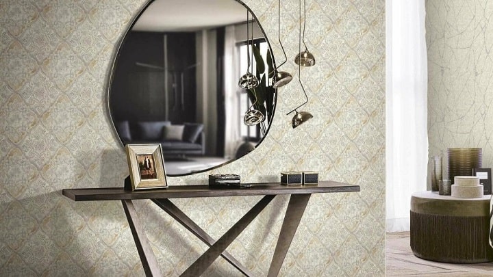 آینه کنسول‌های چوبی مینیمال برای خانه‌های به روز