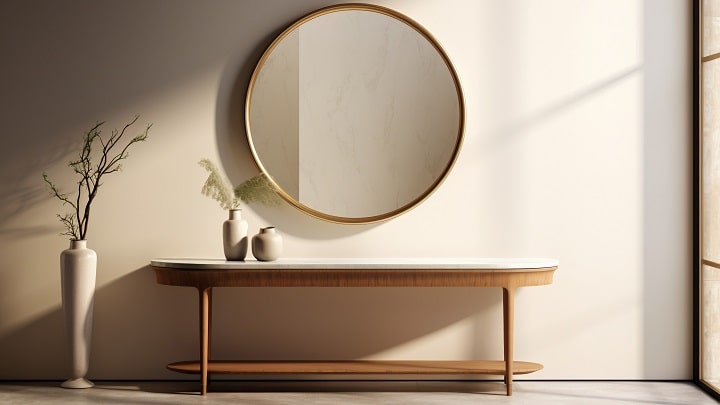 آینه کنسول مینیمال؛ برای خاص پسندان