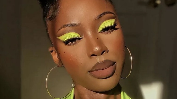 سایه رنگ سبز نئونی