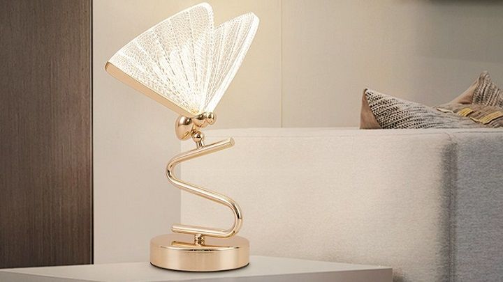 آباژور رومیزی جذاب مدل پروانه آباژور رومیزی جذاب مدل پروانه