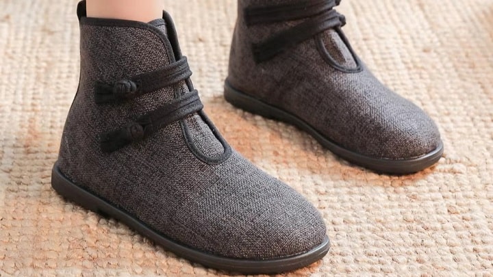 بوت پاییزی جنس پارچه‌ای