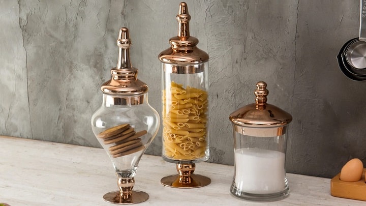 ظروف شیشهای آشپزخانه با طراحیهای خاص ظروف شیشهای آشپزخانه با طراحیهای خاص