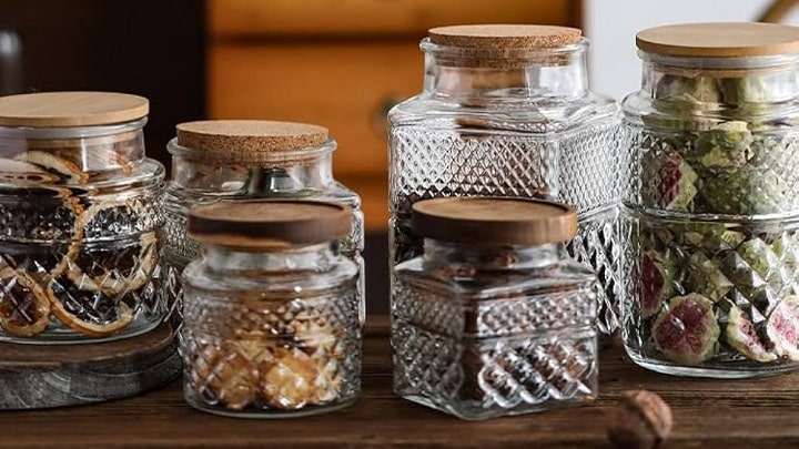 طراحی خاص ظروف شیشهای آشپزخانه