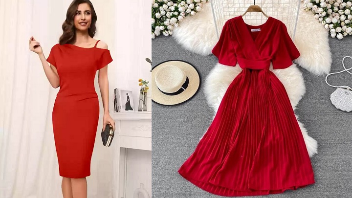 پرطرفدارترین لباس مجلسی قرمز