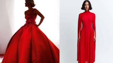 43 مدل لباس مجلسی قرمز؛ در مهمانی‌ها بدرخشید