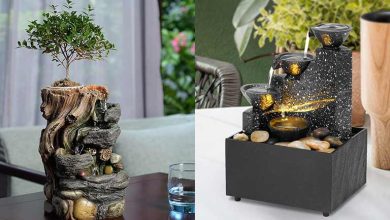 10 مدل آبنما کوچک دکوری برای زیباتر کردن فضای داخلی خانه