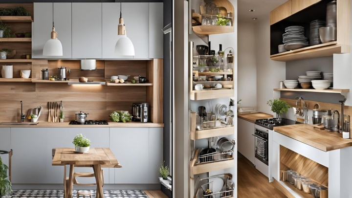 چیدمان آشپزخانه کوچک با ایدههای بزرگ  چیدمان آشپزخانه کوچک با ایدههای بزرگ