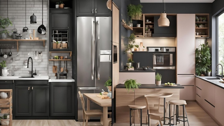 دیزاین آشپزخانه کوچک با ایدههای هوشمندانه دیزاین آشپزخانه کوچک با ایدههای هوشمندانه