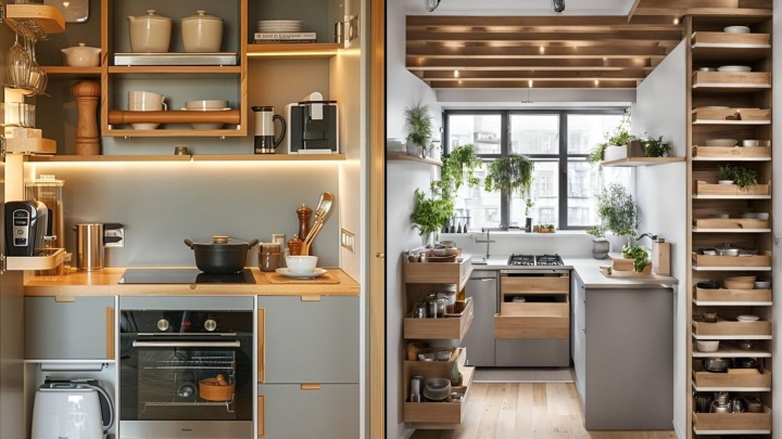 با این ایدهها آشپزخانه کوچک خود را جمع و جور کنید با این ایدهها آشپزخانه کوچک خود را جمع و جور کنید