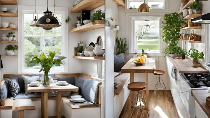 معرفی چند ایده جذاب و خلاقانه برای چیدمان آشپزخانه کوچک و کمجا معرفی چند ایده جذاب و خلاقانه برای چیدمان آشپزخانه کوچک و کمجا