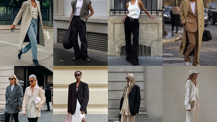 استایل مینیمال زمستانه با کت مشکی استایل مینیمال زمستانه با کت مشکی