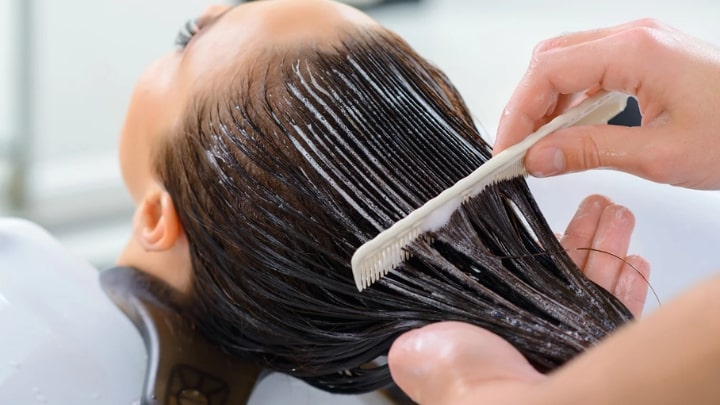 ماسک مو سرکه سیب + تخم مرغ + آب لیمو