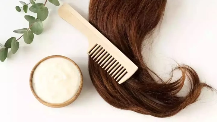 ماسک مو مفید با سرکه سیب برای مو