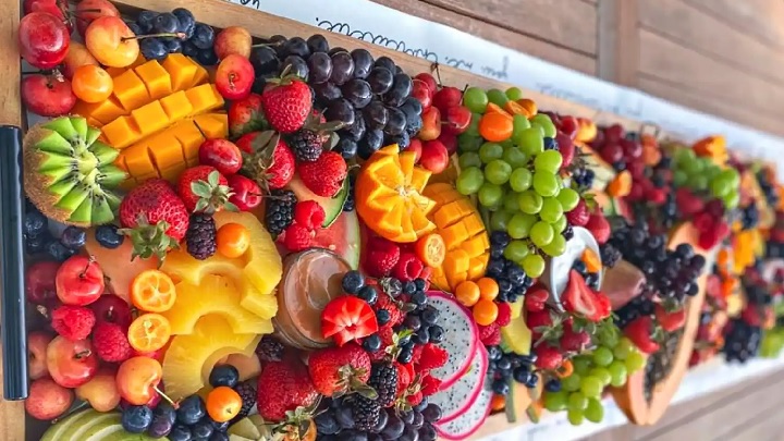 اصول چیدمان سینی میوه‌