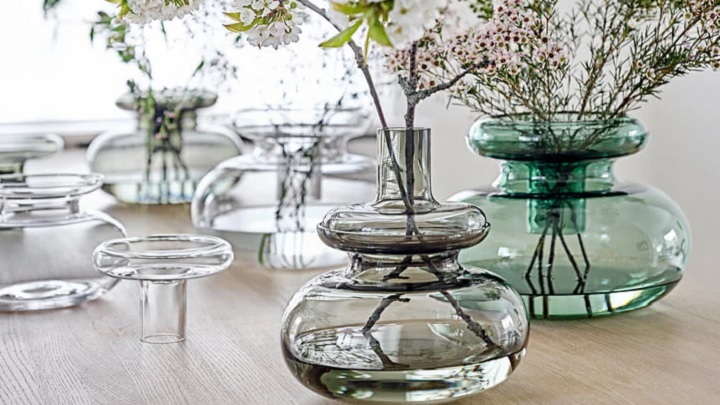 با گلدان‌های شیشه‌ای، خانه‌تان را بهشتی کنید