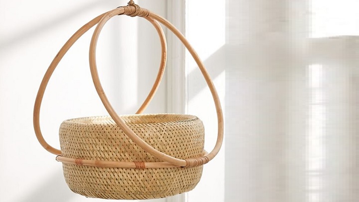 جدیدترین مدل‌های گلدان حصیری آویز