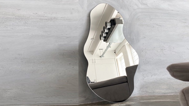 انواع آینه‌های قدی بدون قاب 