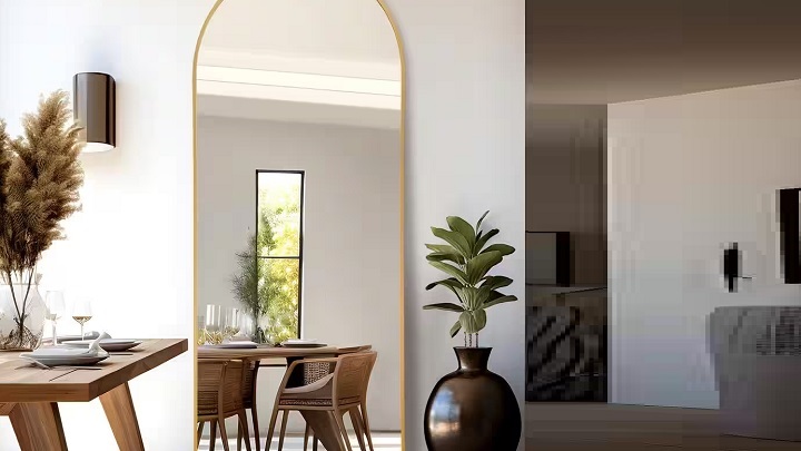 انواع مدل آینه قدی قاب دار مدرن