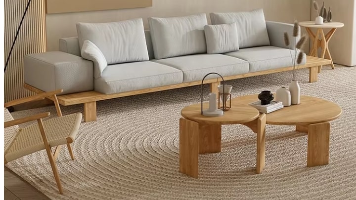 انتخاب رنگ چوب و پارچه مبلمان