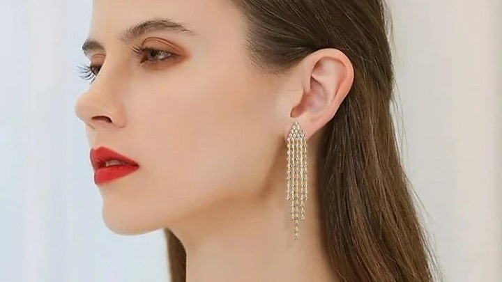 مدل های جدید گوشواره آویز طلا مدل های جدید گوشواره آویز طلا