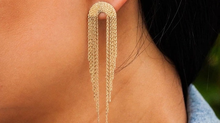 جدیدترین گوشواره آویز طلا