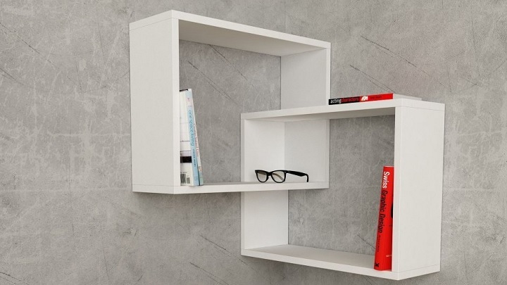 جدیدترین مدل های شلف چوبی کنج