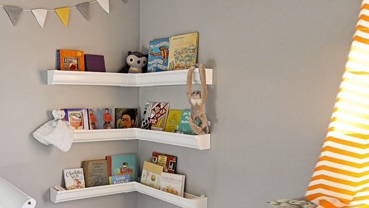 مدل های جذاب شلف چوبی کنج