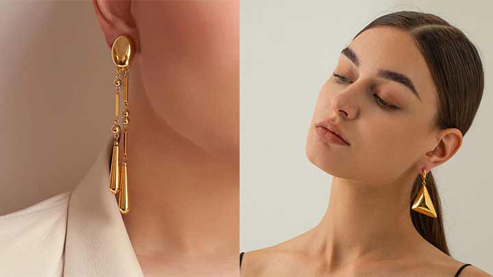 32 مدل گوشواره طلای زنانه: نمادی از زیبایی و زنانگی 32 مدل گوشواره طلای زنانه: نمادی از زیبایی و زنانگی