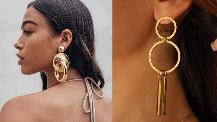 گوشوارههای طلا: نمادی از زیبایی و زنانگی گوشوارههای طلا: نمادی از زیبایی و زنانگی