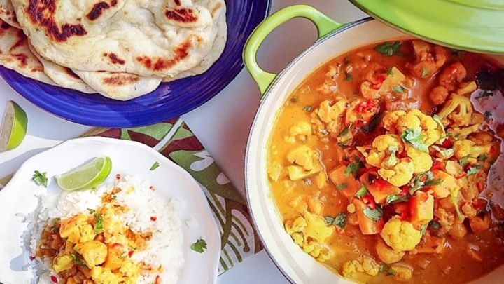 خورش گل کلم با گوجه