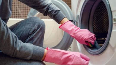 نحوه تمیز کردن ماشین لباسشویی با سرکه و جوش شیرین