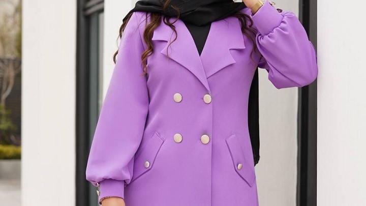 مانتو کتی جلو بسته دکمه دار