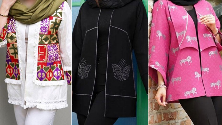 استایلی خاص و جذاب با مانتو کتی طرح دار