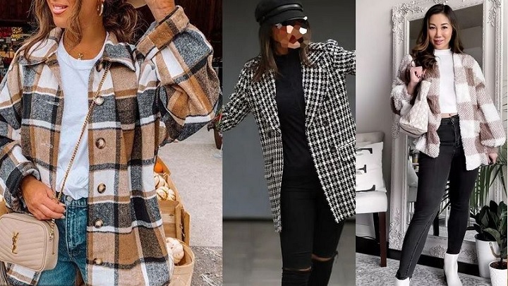 مانتو کتی اسپرت چهارخونه مانتو کتی اسپرت چهارخونه