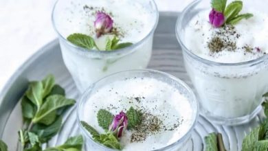 ترفند پخش کردن نعناع خشک در دوغ