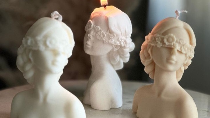 انواع مدل شمع‌های فانتزی کوچک