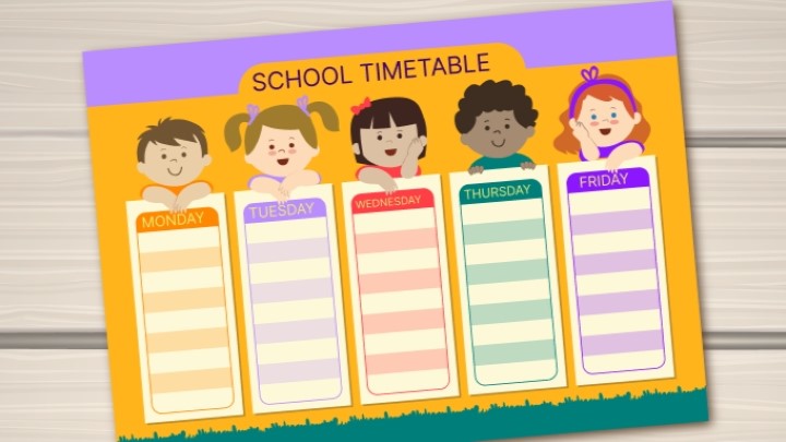 زمان‌بندی و برنامه‌ریزی از راهکارهای طلایی سر وقت رسیدن بچه‌ها به مدرسه