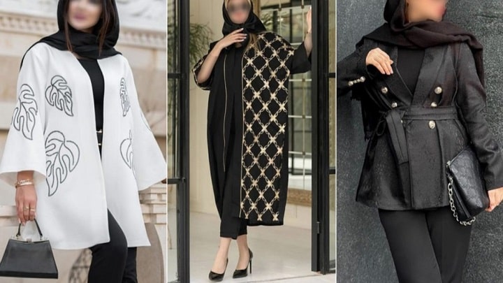 شیکترین مانتوهای رنگ مشکی سال 1403 شیکترین مانتوهای رنگ مشکی سال 1403