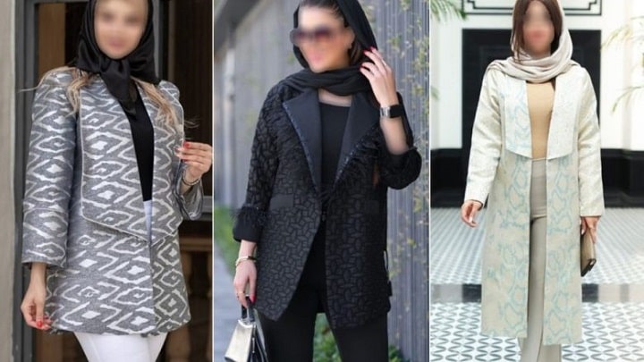 شیک‌ترین مدل‌های مانتو طرح دار بلند در سال 1403