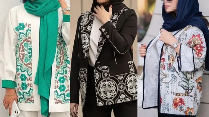 مانتوهای کار شده مجلسی و خاص