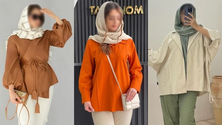 انواع مدل مانتوهای راحت با پارچه لطیف